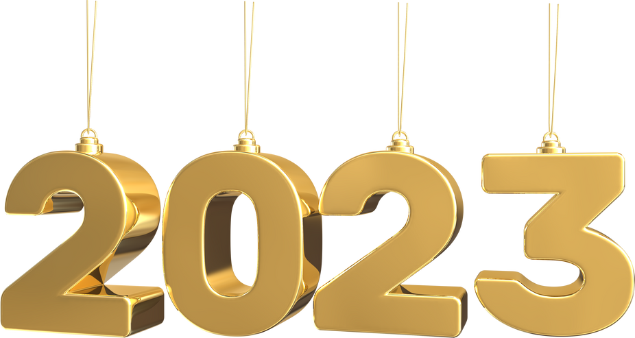 Number 2023 Gold